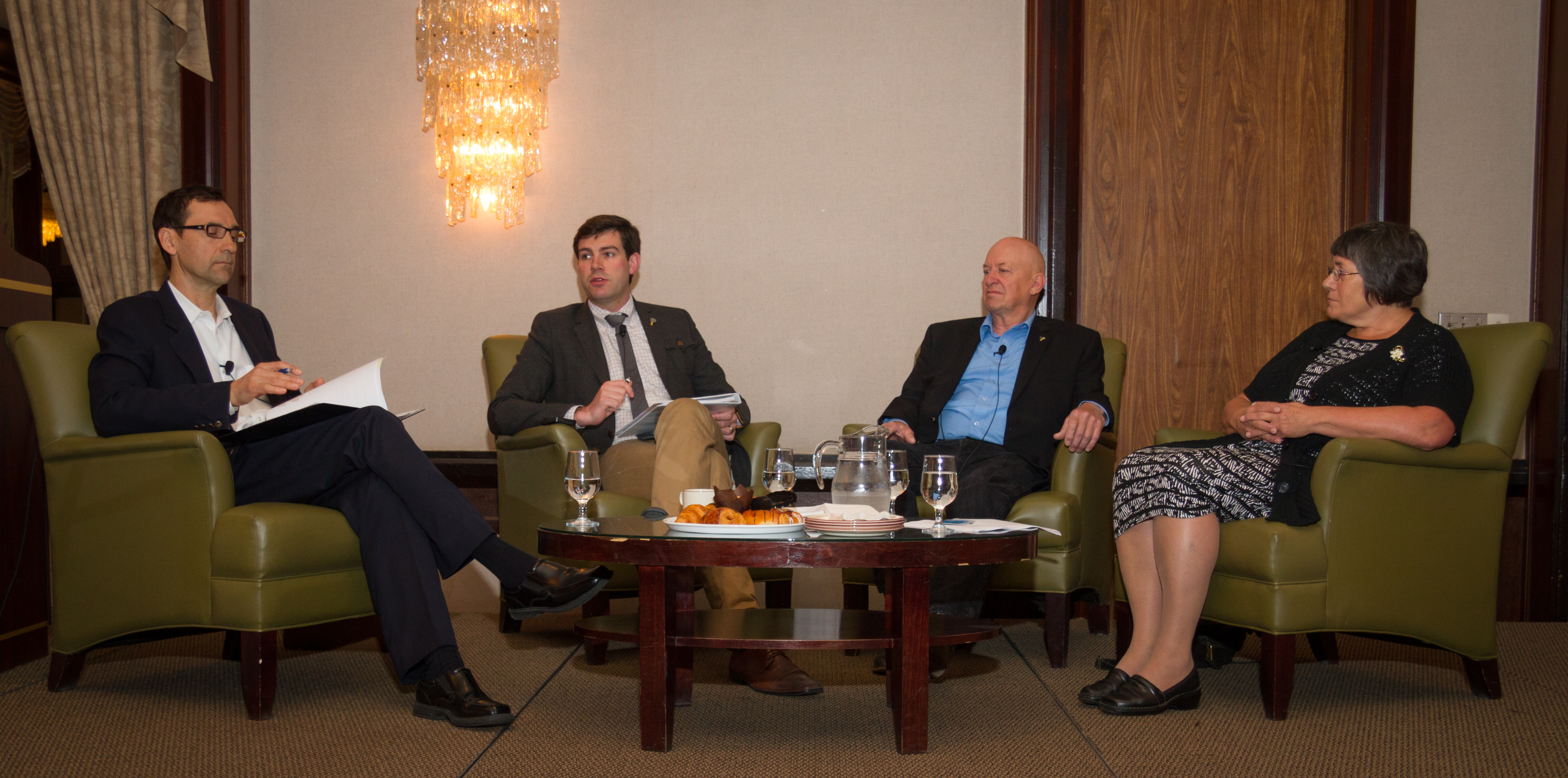 Garry Appelt, Don Iveson, Bruce Beattie and Judy Stewart